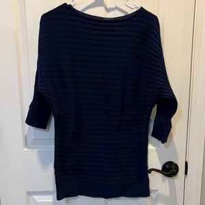 Ann Taylor Navy Blue Sweater
